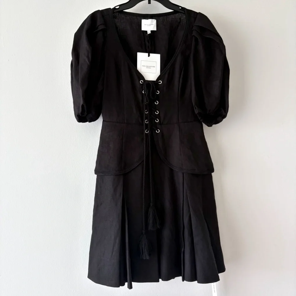 Reformation Melis Linen Mini Dress